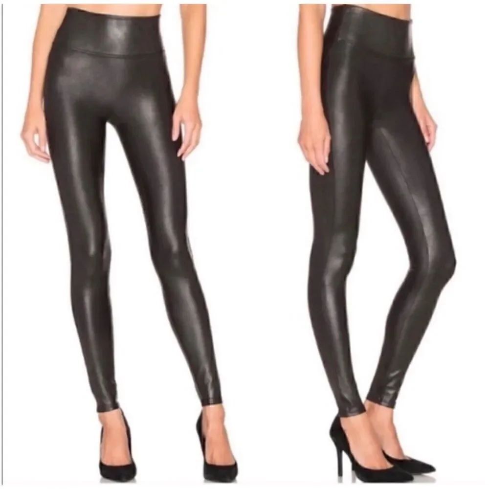 Spanx Faux Leather Leggings Size S NWOT